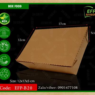 Hộp đựng cơm bằng giấy kraft